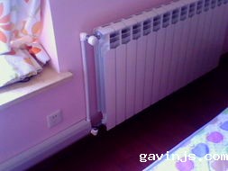 卧室散热器装修效果，gavinjs铜铝复合散热器