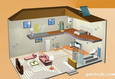 比较时尚的采暖方式暖气片和地暖混装